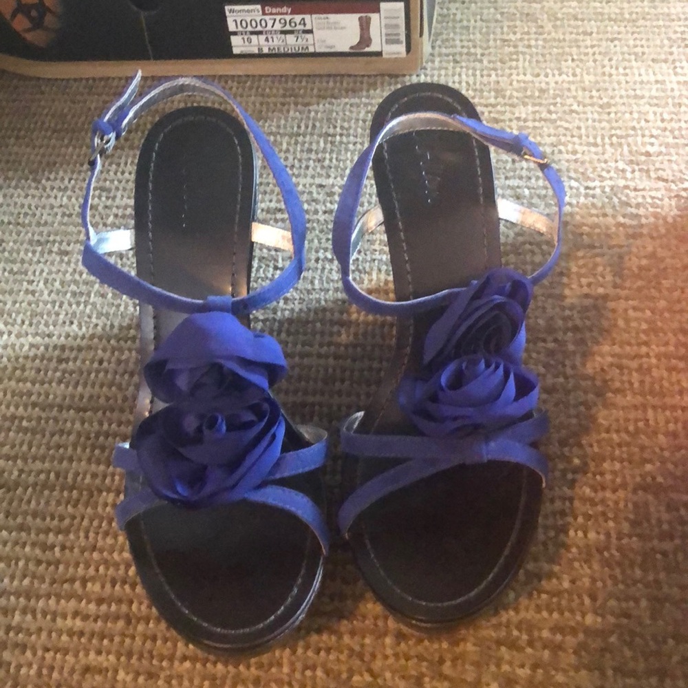 Boden purple Wedges